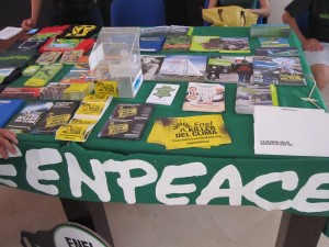Il banchetto di Greenpeace