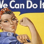 “Rosie the Riveter””We Can Do It”179-WP-1563WWII Poster