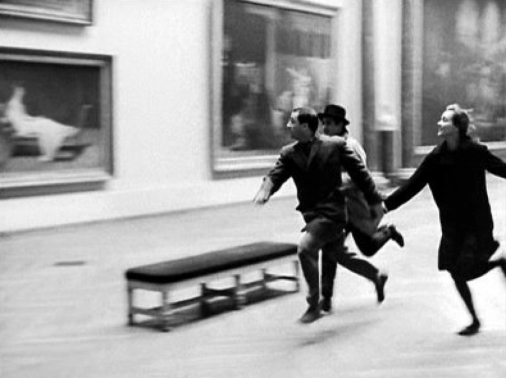 Fotogramma tratto da Bande à part, di Jean-Luc Godard, 1964