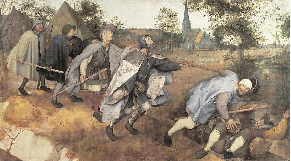 La Parabola dei ciechi di Pieter Bruegel il Vecchio