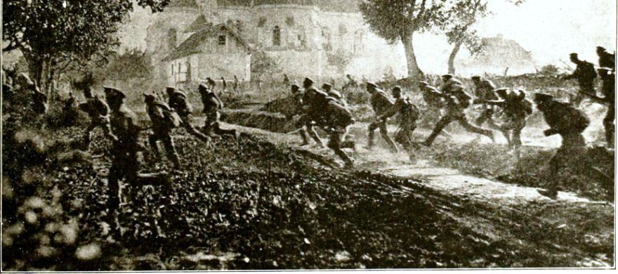 Soldati russi in fuga. Da Internet Archive Book Images https://www.flickr.com/photos/internetarchivebookimages/