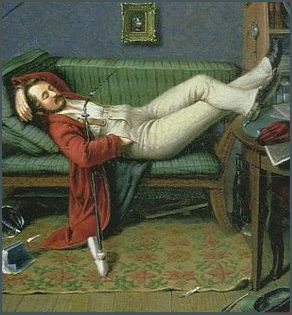 In soffitta, con Binet