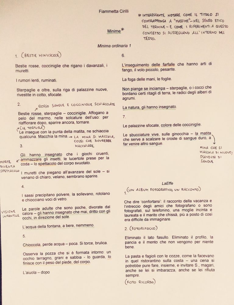 Prove d’ascolto #3 – Fiammetta Cirilli