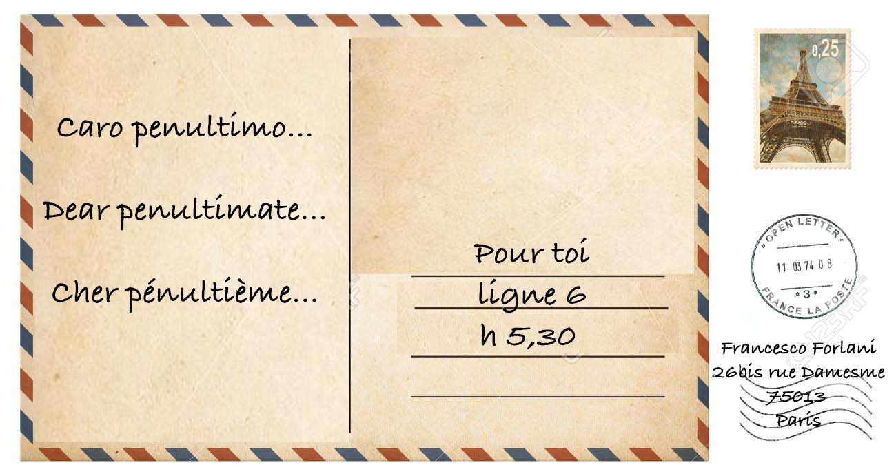 penultimi a la carte