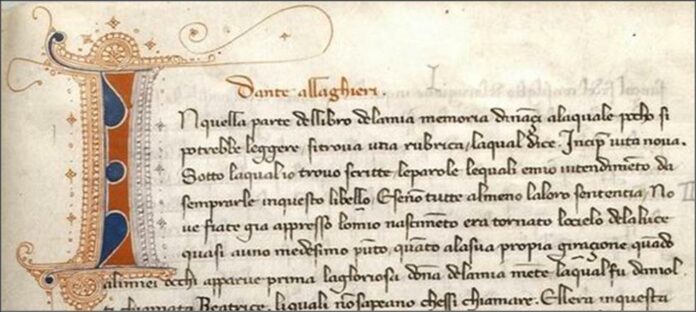 manoscritto incipit_vita_nuova